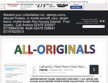Tablet Screenshot of all-originals.co.uk